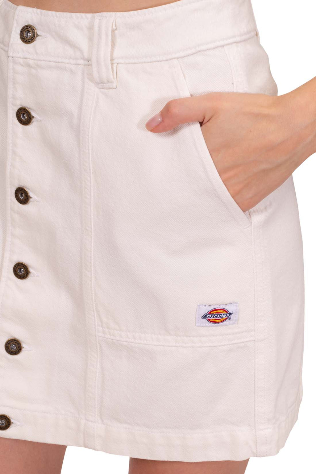 DICKIES - Women's denim Madison miniskirt-0