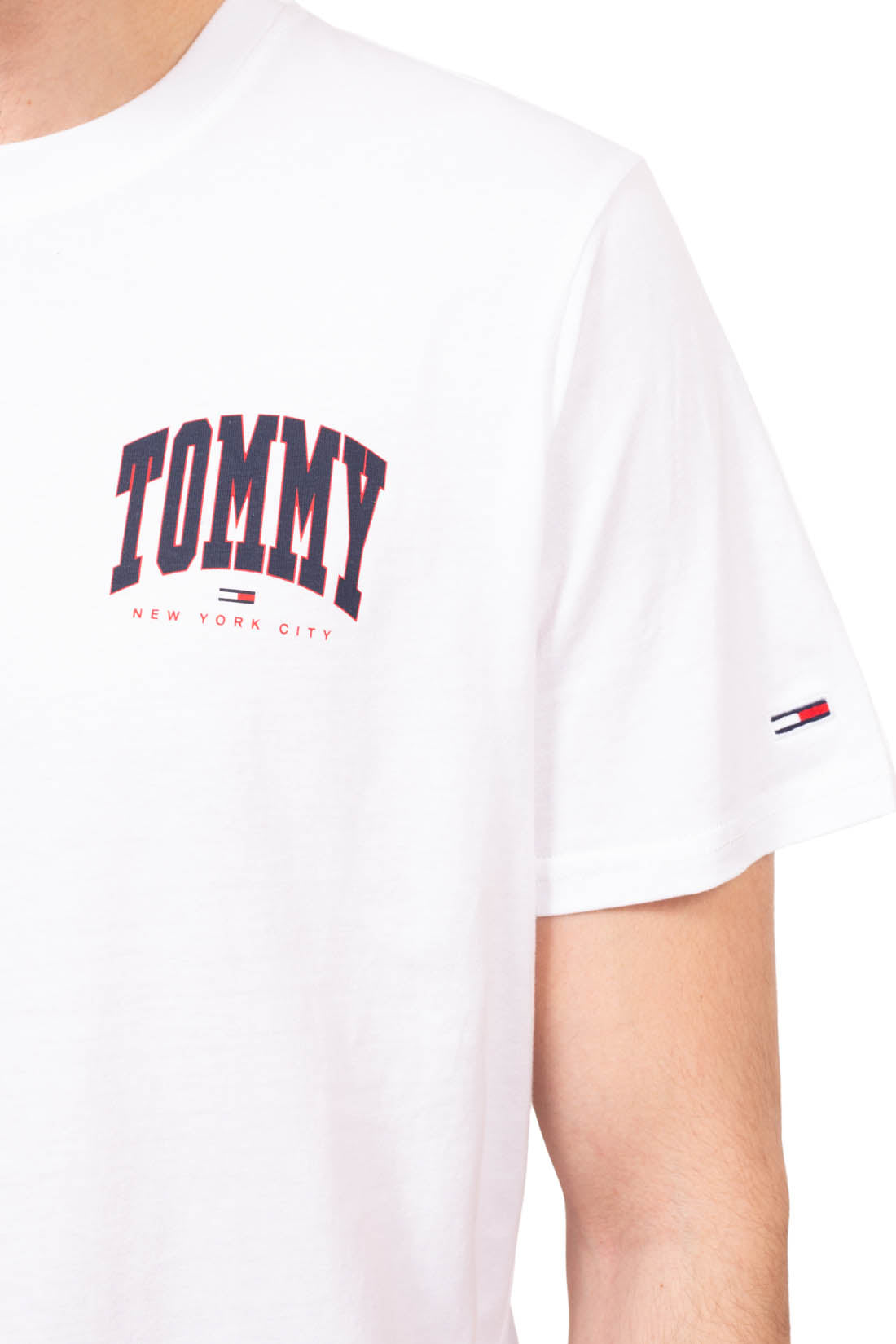 TOMMY JEANS - Men's printed logo T-shirt  - Size XXL-0
