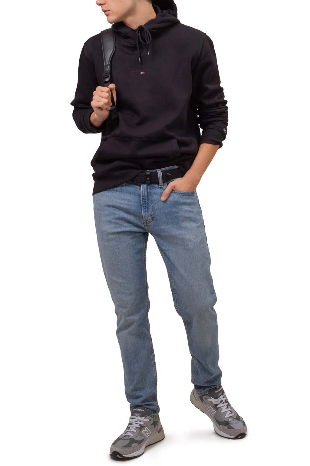 TOMMY JEANS - Men's regular winter hoodie with tonal logo  - Size XXL-15