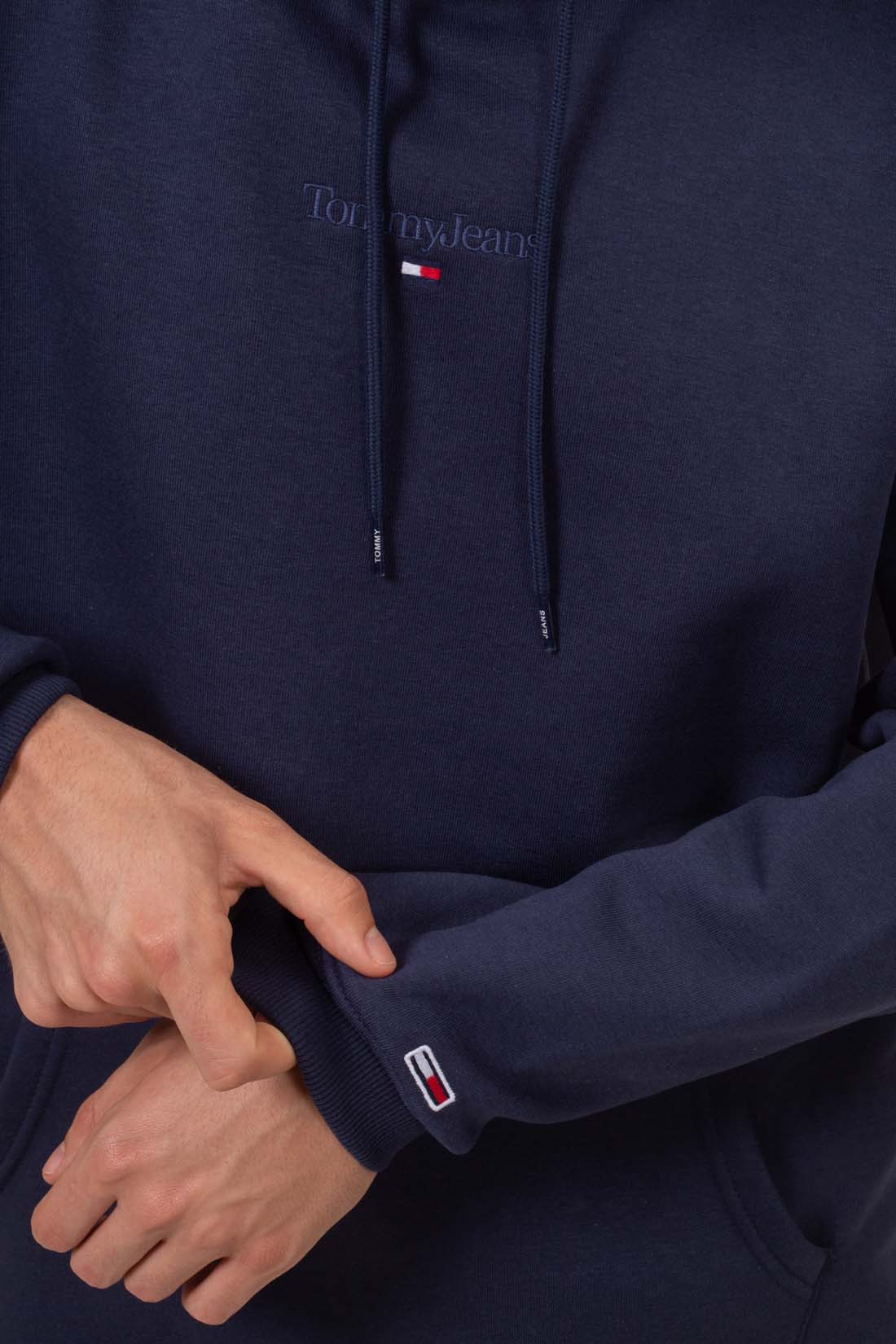 TOMMY JEANS - Men's regular winter hoodie with tonal logo  - Size XXL-40