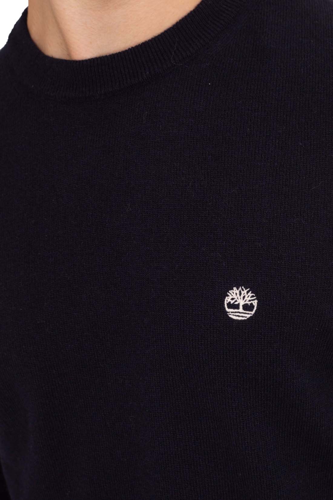 TIMBERLAND - Men's pullover in wool blend with logo-0