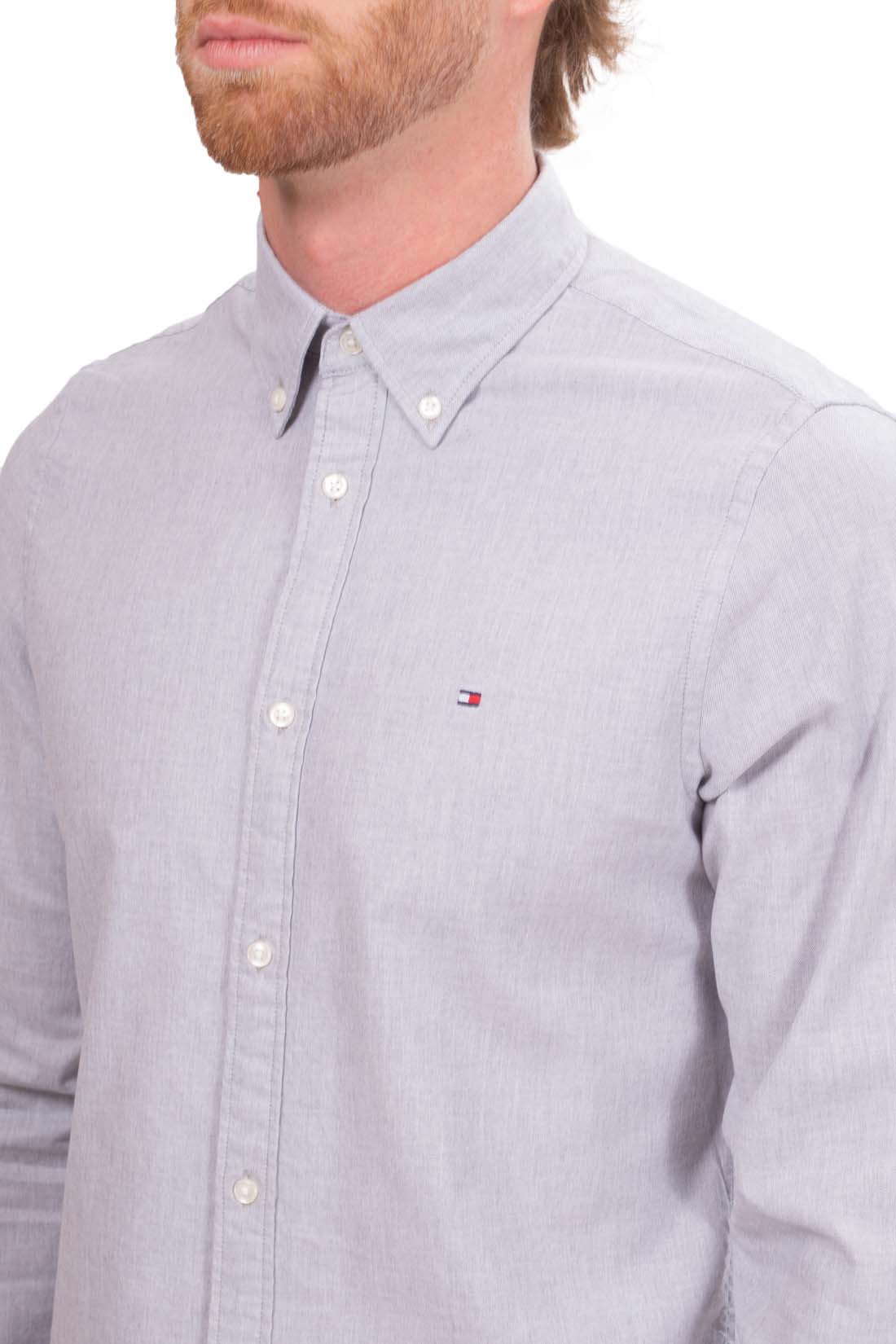 TOMMY HILFIGER - Camicia uomo slim in cotone Oxford  - Taglia M-2