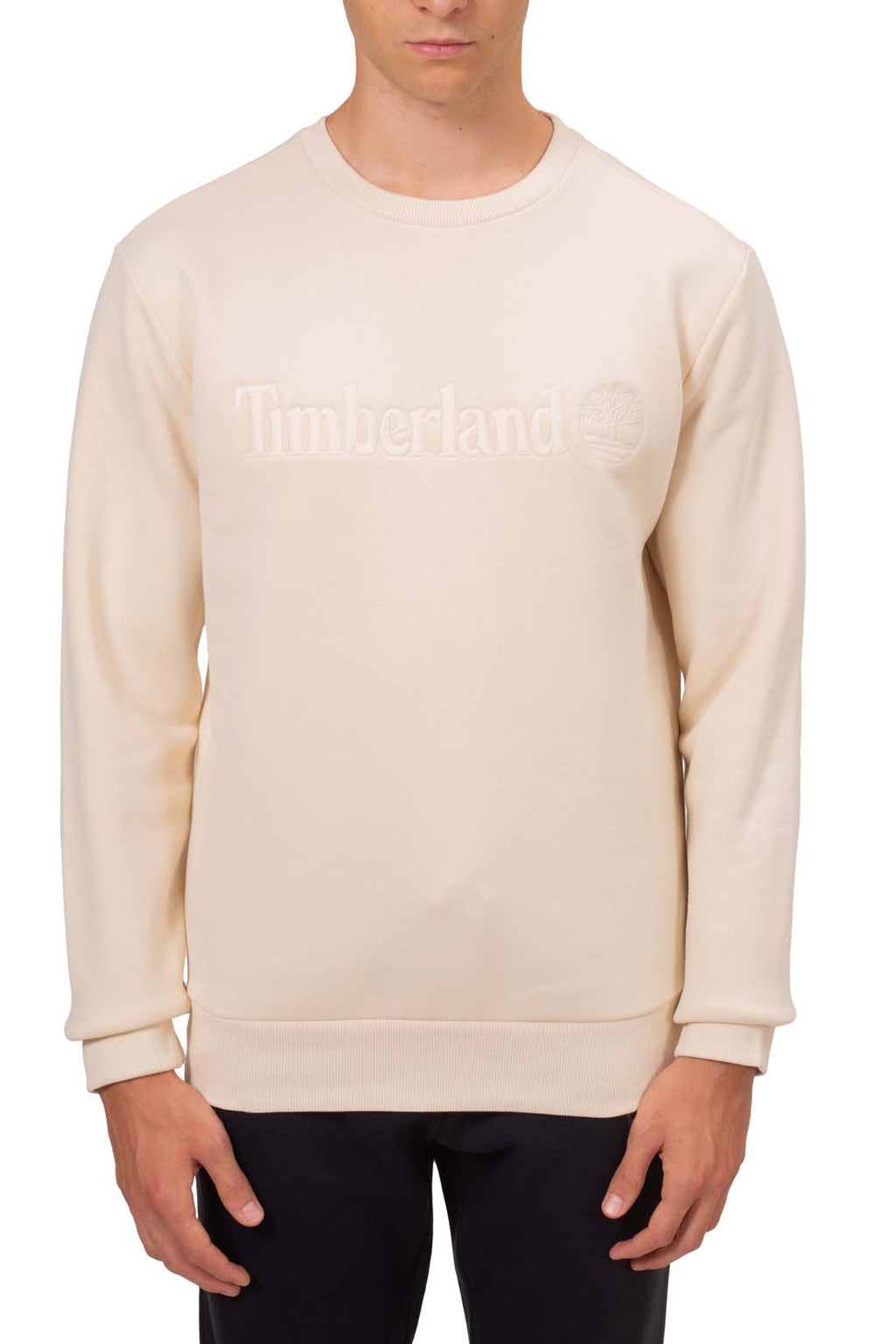 TIMBERLAND - Men's winter sweatshirt with tonal logo  - Size XL